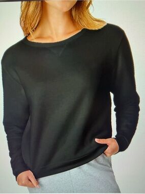 Hanes Black Crewneck Sweatshirt - Women’s Pullover